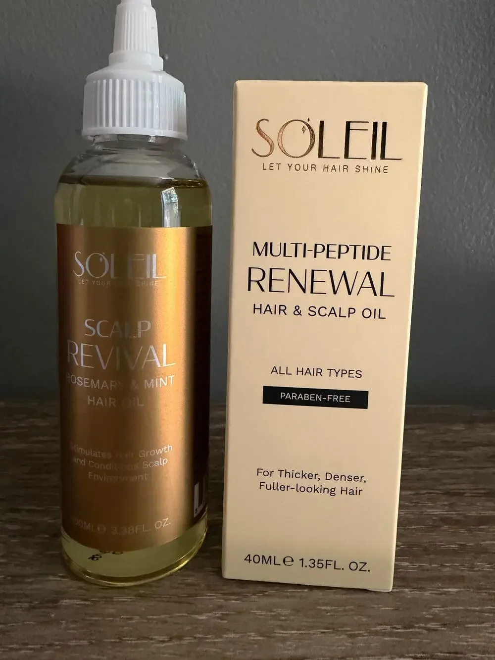 Rosemary Mint + Multi-Peptide Hair & Scalp Oil Duo